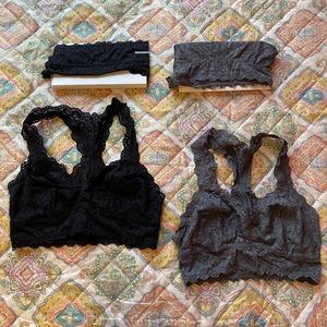 2 pack bralettes